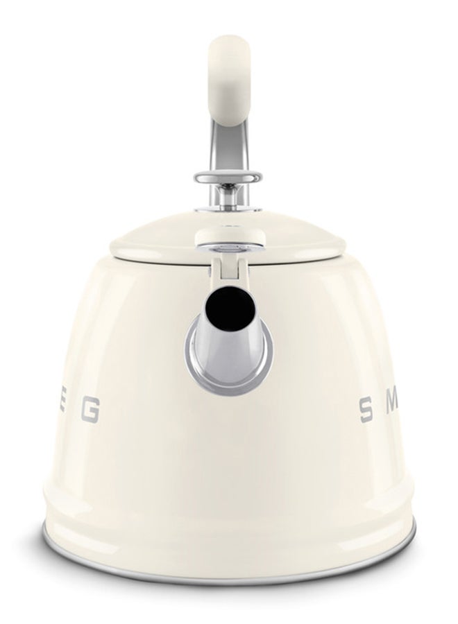 Compare Smeg, WKF01CRAU Stainless Steel Whistling Kettle, 2.3L Capacity, Removable Lid and Measuring Spout, Induction Compatible, Cream 2.3 L 220.0 W WKF01CRAU cream at KSA Price