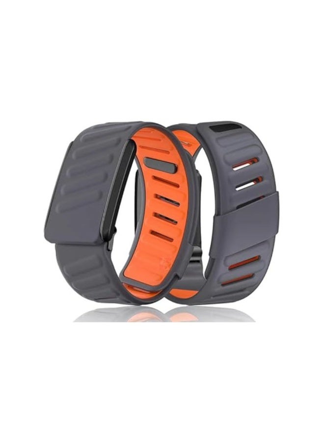 Compare Silicone Wristband Compatible with Whoop 4.0 Band, Comfort Durable Soft Adjustable Silicone Sports Loop Strap for Men & Women, with U Shapped Connector at KSA Price
