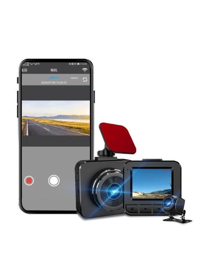 Car Dash Cam Recorder 1080P Full HD – App Control…