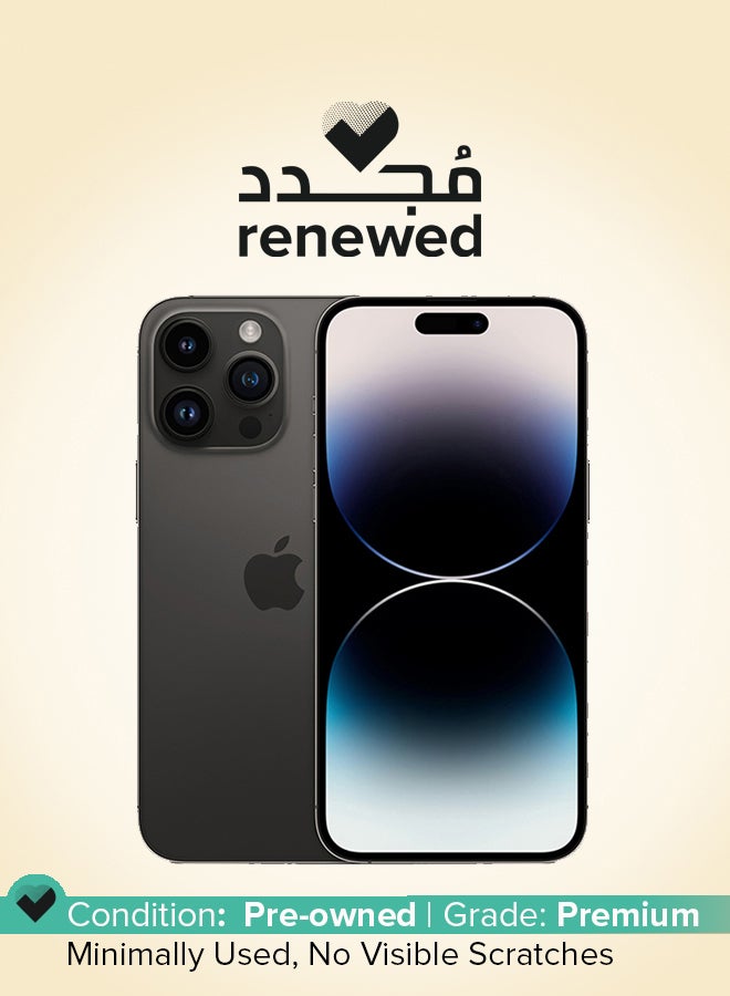 Compare Renewed  iPhone 14 Pro Max 256GB Space Black 5G With Facetime  International Version at KSA Price