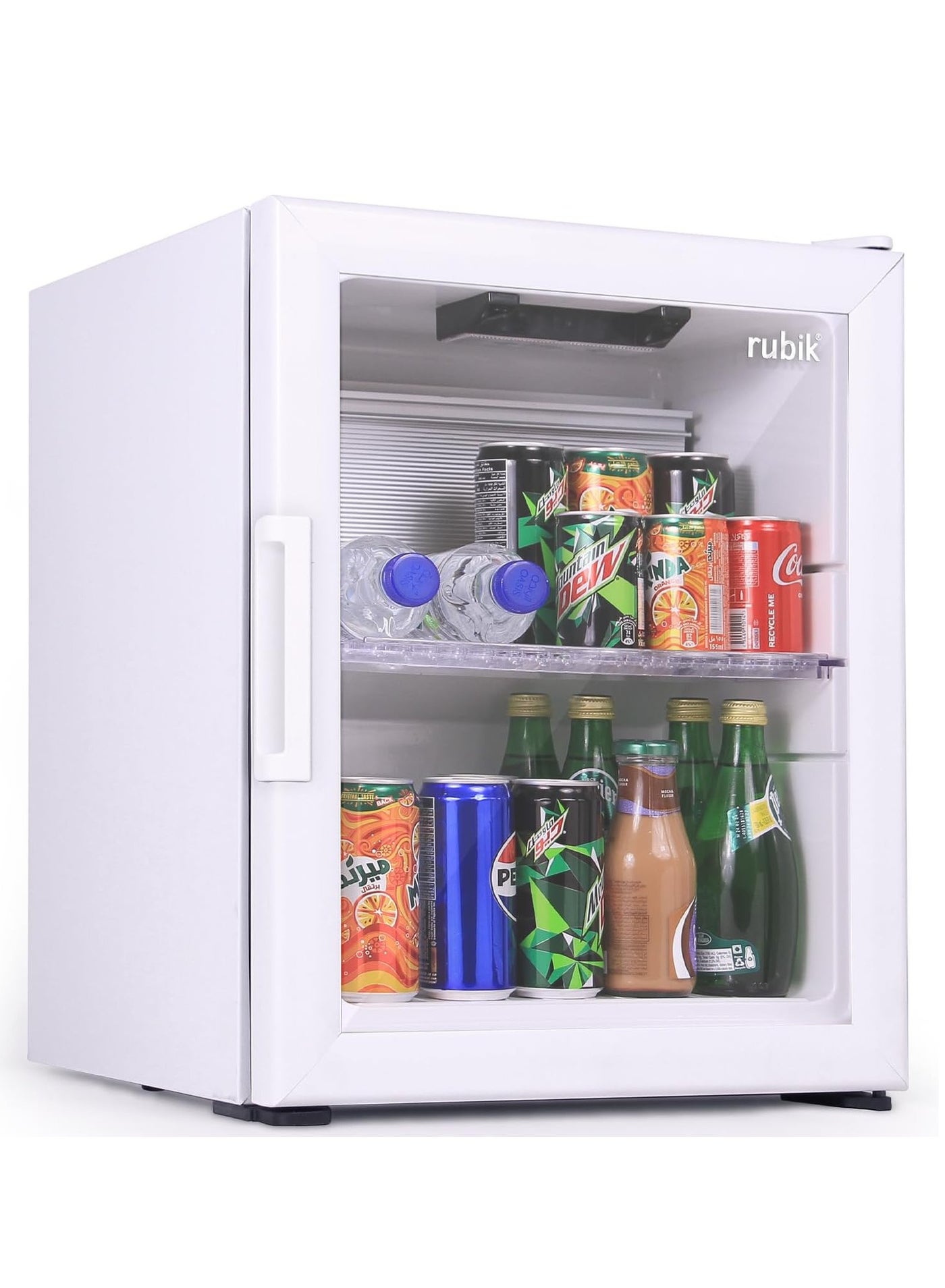Compare Glass Door Absorption Minibar, Zero Noise Room Beverage Cooler, RMB40A White at KSA Price