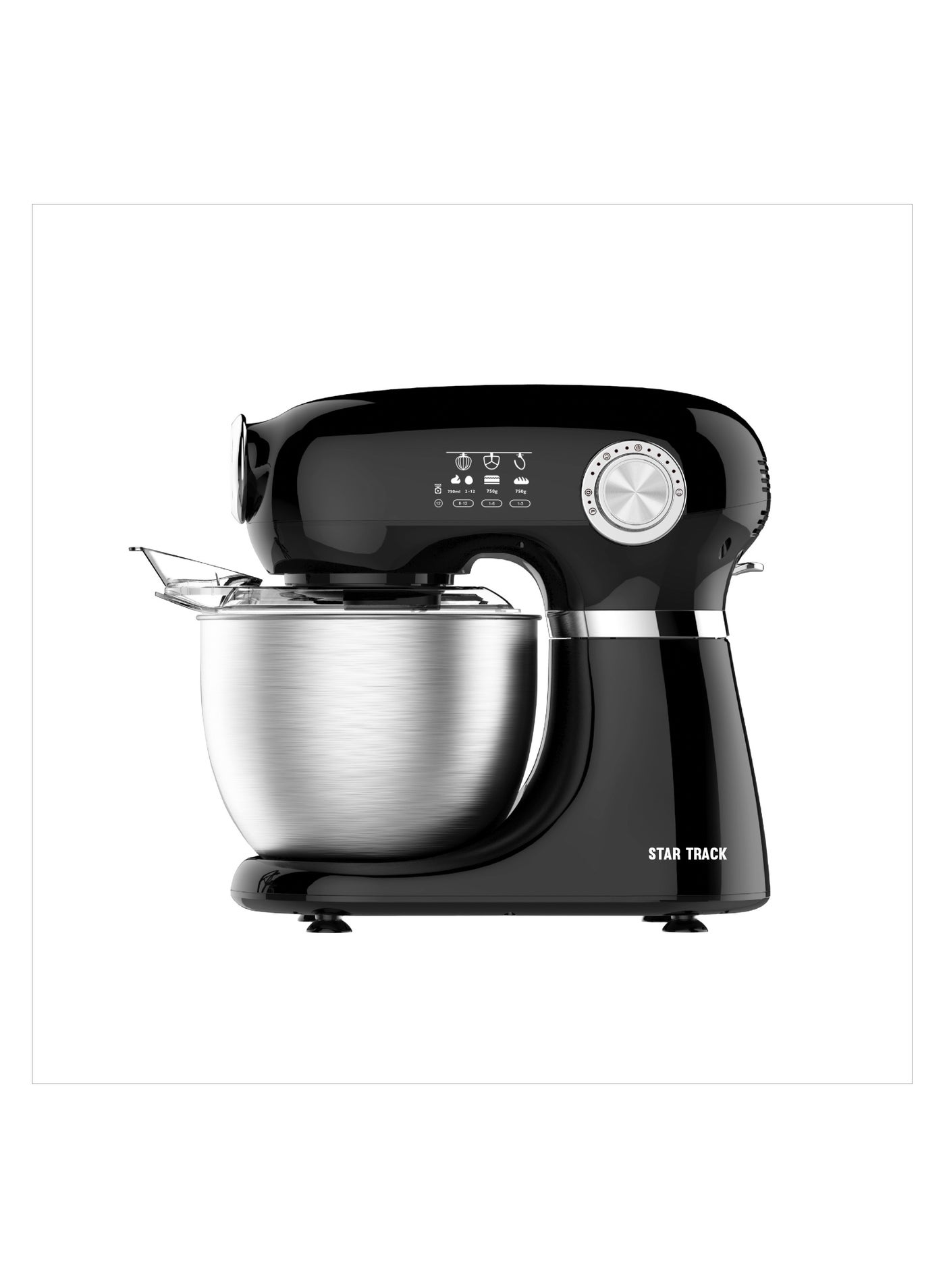 Compare Kitchen Machine 1000W, Stainless Steel Bowl, Dough Hook, Beater And Whisk, Premium Quality 5 L 1000 W STBIDKM1000 Sliver at KSA Price