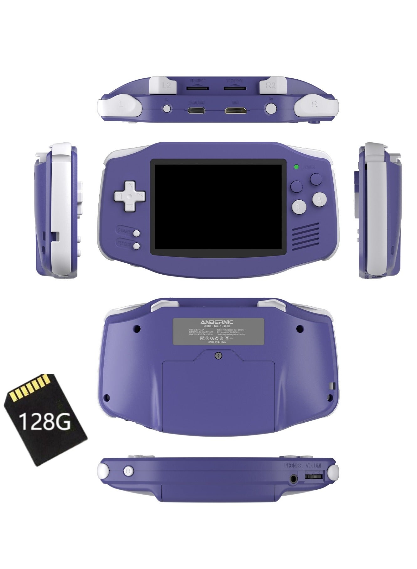 RG 34XX Handheld Game ConsoleH700 quad-core ARM…