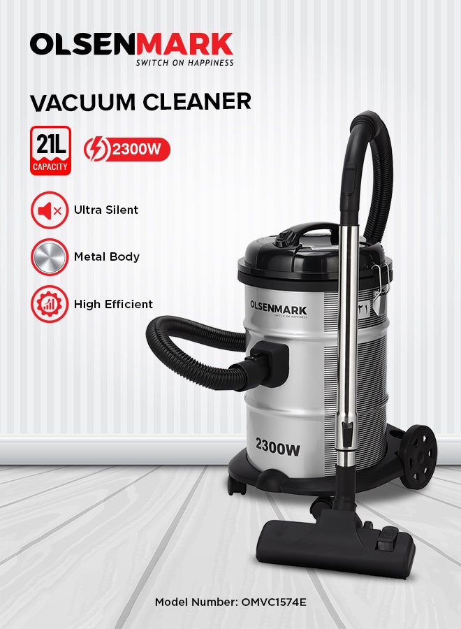 Drum Vacuum Cleaner with dust capacity, Dust Full…