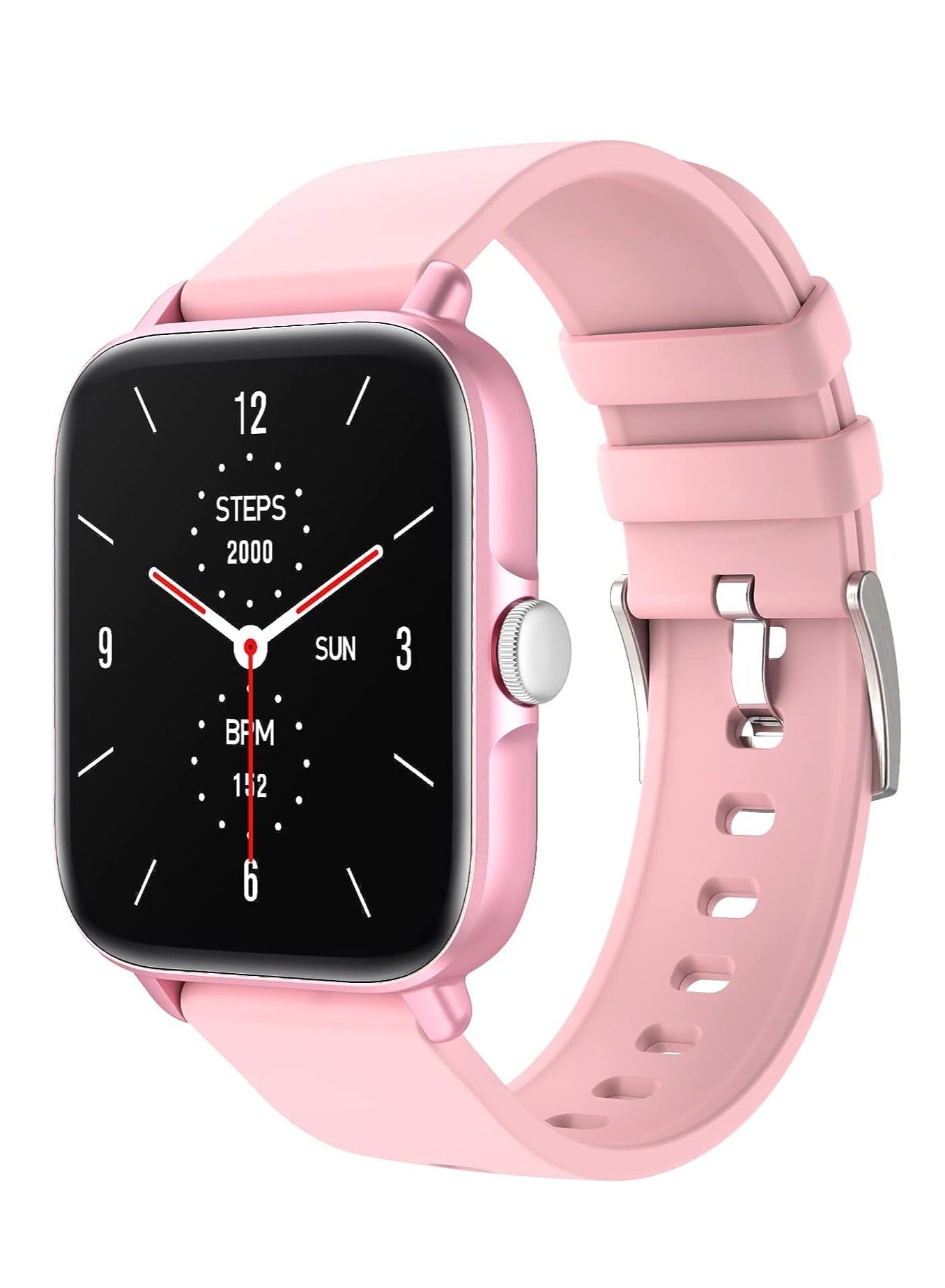 Compare 1.7inch Smart Watch, DialReceive Calls, Compatible with AndroidiOS Phone, Fitness Tracker with Heart Rate Monitor, Blood Oxygen, Sleep, Multisport Modes, IP68 Waterproof Smartwatch Pink at KSA Price