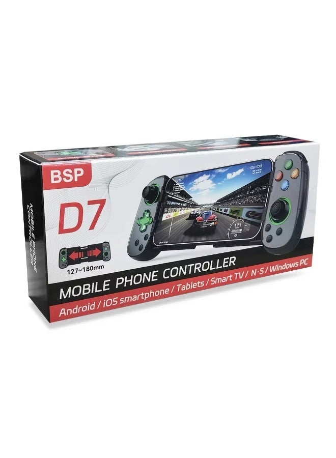 Compare D7 Stretch Wireless Bluetooth Gamepad Android Ios Direct Connection Mobile Phone Switch at KSA Price