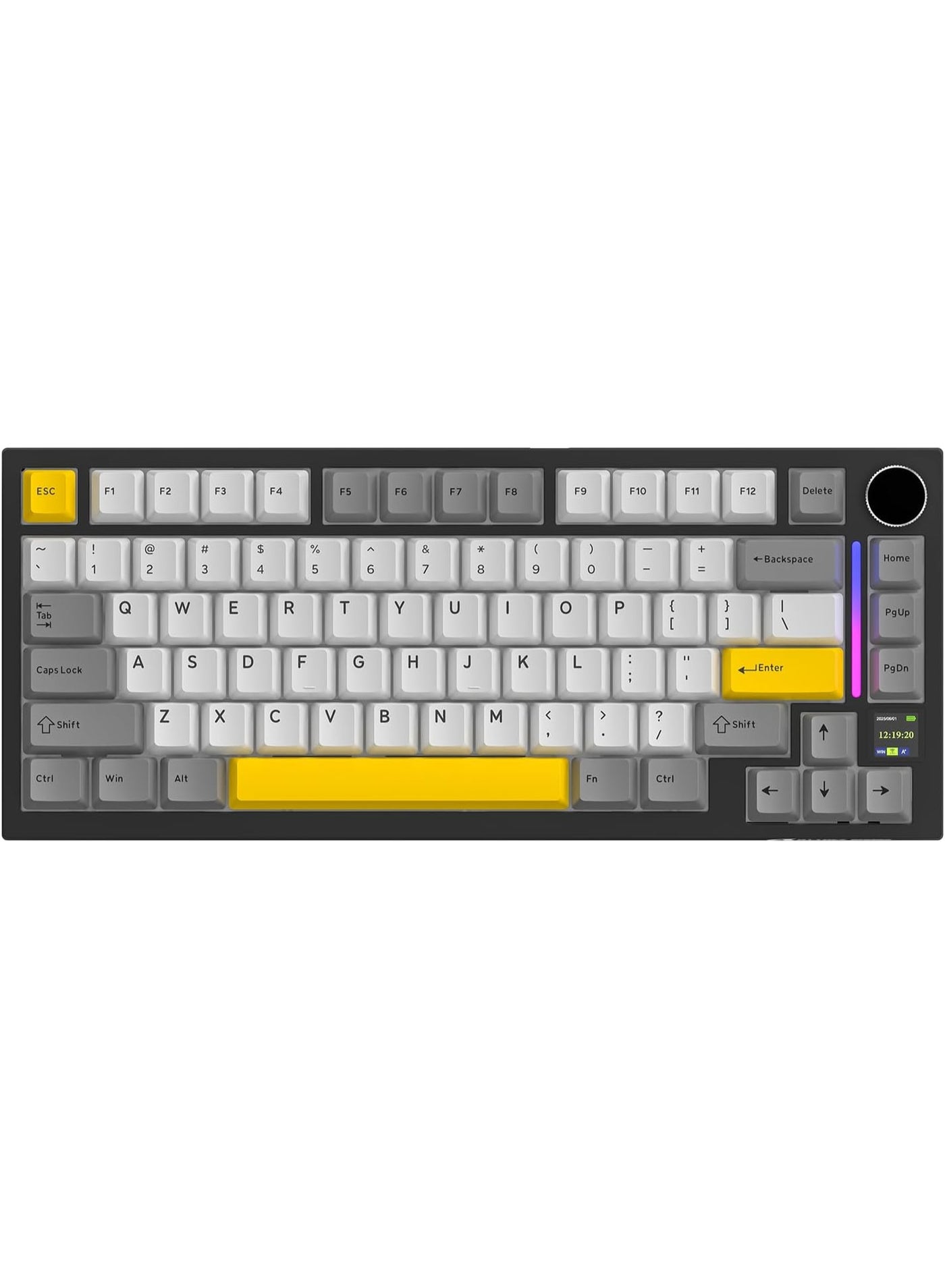 X820 Ultra Tri-Mode Mechanical Gaming Keyboard, Shark…