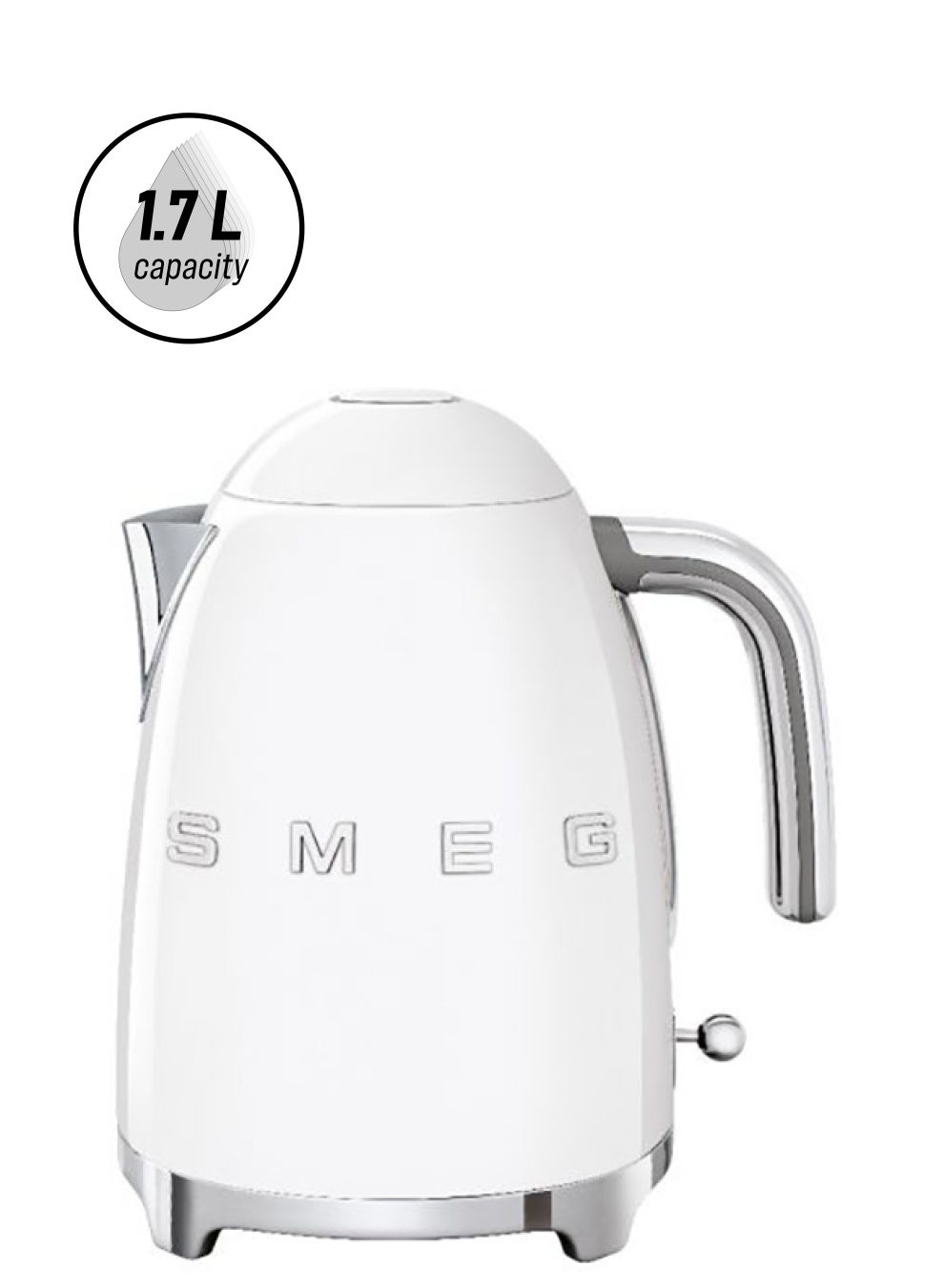 Compare 50s Retro Style Kettle 1.7 L 2400.0 W KLF03WHUKAU white at KSA Price