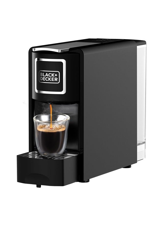 Capsule Coffee Machine, Espresso and Lungo Options,…