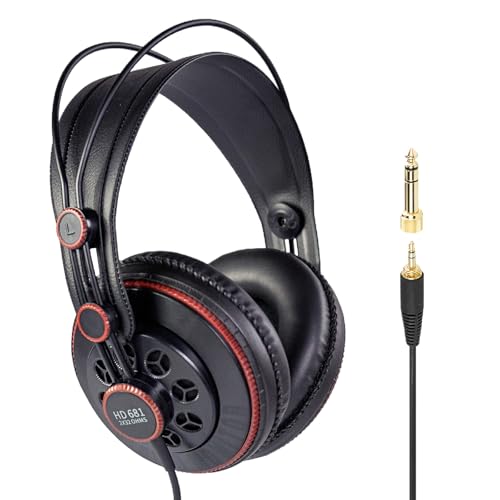 Compare Superlux HD681 SemiOpen Studio Headphones, Wired OverEar with 50mm Neodymium Drivers, SingleSided Cable, 1030,000Hz, for Monitoring, Recording, Mixing, Podcast, Music at KSA Price