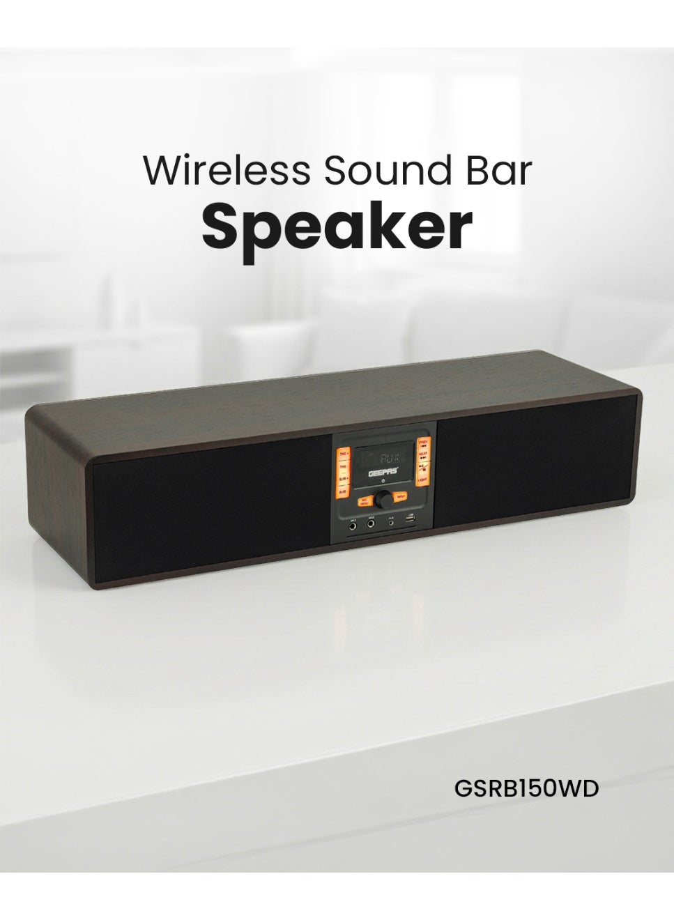 Wireless Sound Bar Speaker 200W Bluetooth, AUX…