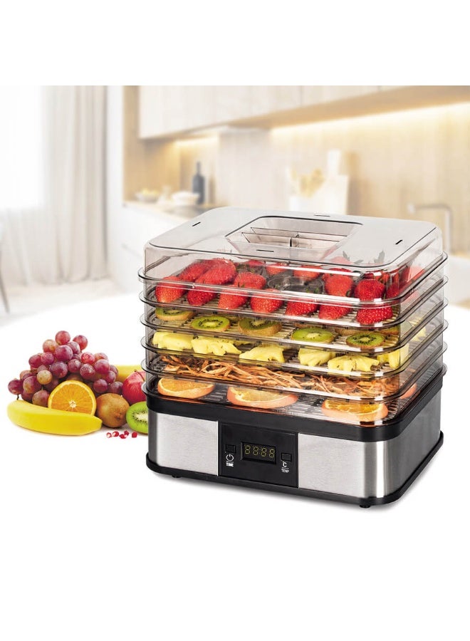 Compare NOVA NFS9014DFD Digital Food Dehydrator 5 Layer 245W Dryer with Adjustable Heat Settings Timer LED Display Perfect for Drying Fruits Vegetables Herbs Meat Jerky Healthy Homemade Snacks Easily at KSA Price