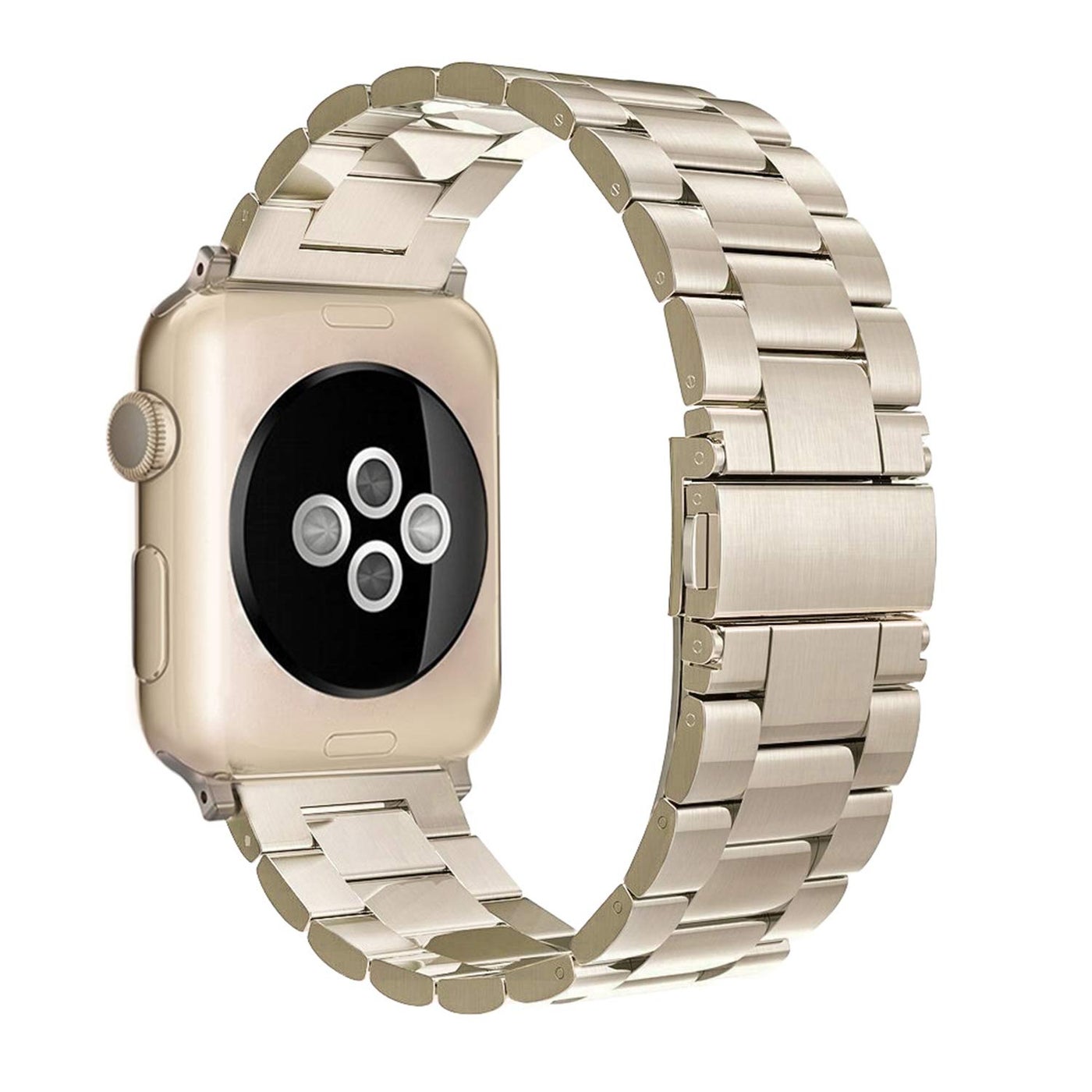 Compare Simpeak Business Band Compatible with Apple Watch Series 1042mm Series 9 8 7 41mm 6 SE 5 4 40mm 3 2 1 38mm, Women Men Stainless Steel Band Strap Compatible with iWatch 42mm 41mm 40mm 38mm at KSA Price