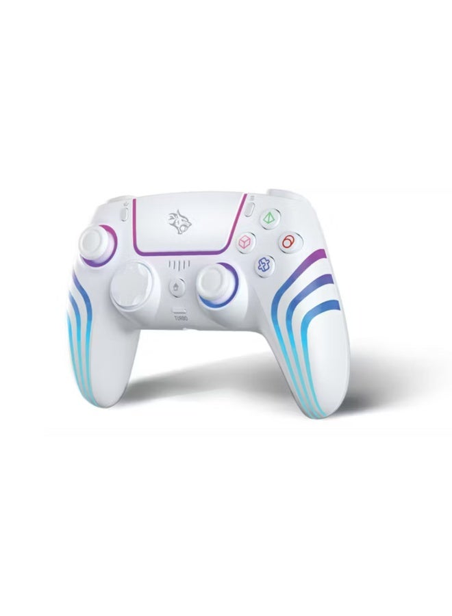 Compare ShadowX Wireless Controller – Bluetooth 5.3, For Android  iOS  PC  PS5, RGB Adjustable Brightness, Builtin Speaker, Turbo Mode, USBC ChargingWhite at KSA Price