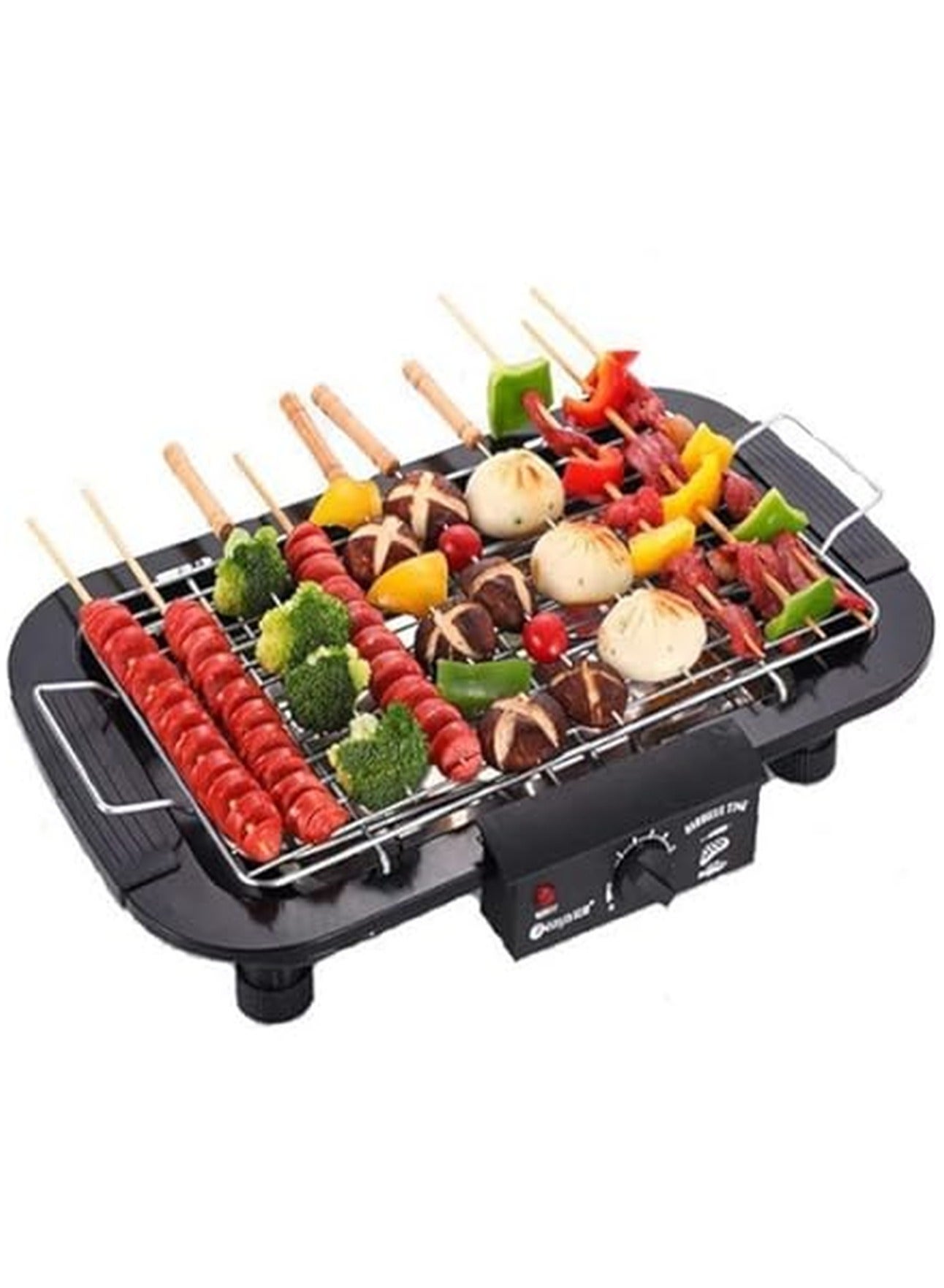 Electric Barbecue Grill, Smokeless Indoor/Outdoor…