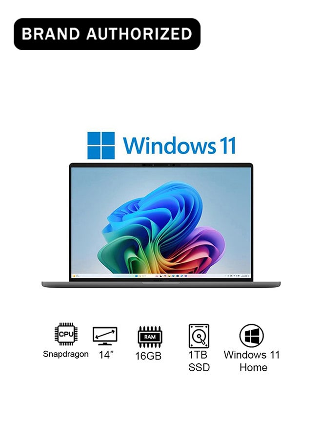 Compare Zenbook Laptop With 14Inch OLED WUXGA 1920x1200 Display, Snapdragon X X126100 Purwa SE Qualcomm Hexagon NPU up to 45TOPS Processor16GB RAM DDR51TB SSDQualcomm Aderno GraphicsWindows 11 HomeFull HD Camera+Free Sleeve En at KSA Price