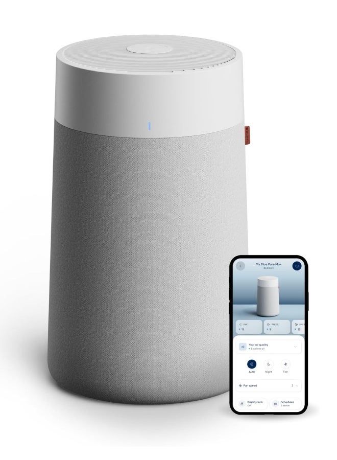 Compare Blue Pure 3350i Max | Smart Air Purifier, Air Quality Sensor, HEPASilent Filter UpTo 86m² Room Removes 99.97% Pollen, Dust, Mould, Bacteria, Viruses | Activated Carbon Reduces VOCs, Odours at KSA Price