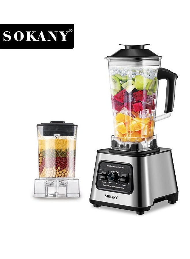 Electric Countertop Blender, Multifunction Mixer,…
