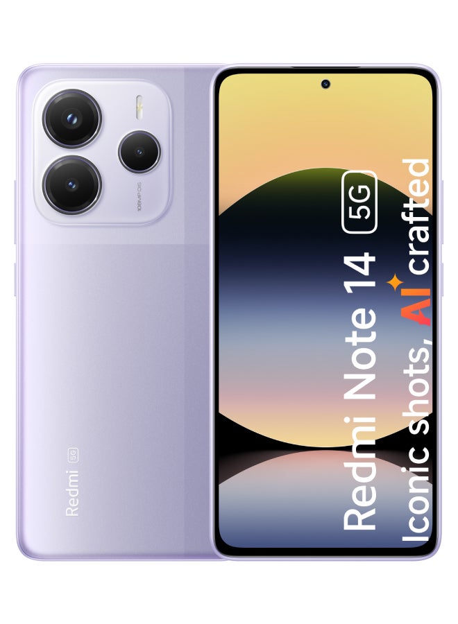 Redmi Note 14 5G Dual SIM Lavender Purple…