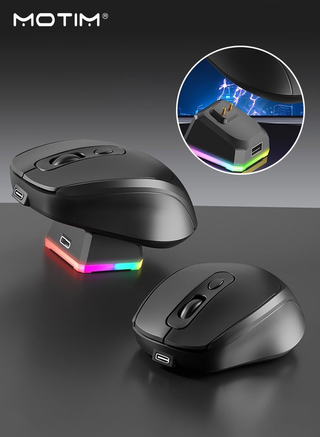 Lightweight Wireless Gaming Mouse with RGB Charging…