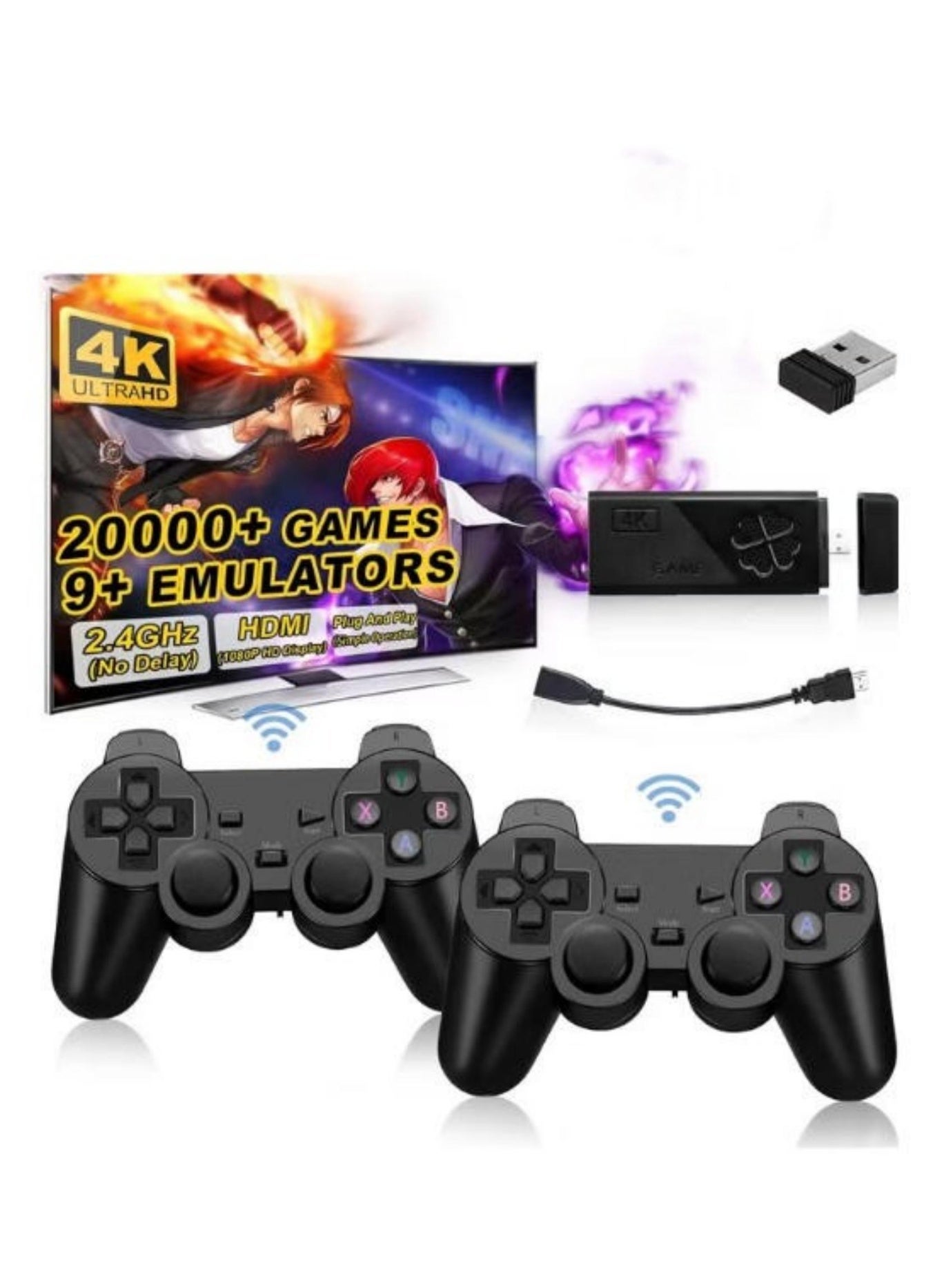 M8 Retro /Lite Dual-Player Gaming Console 2.4G…