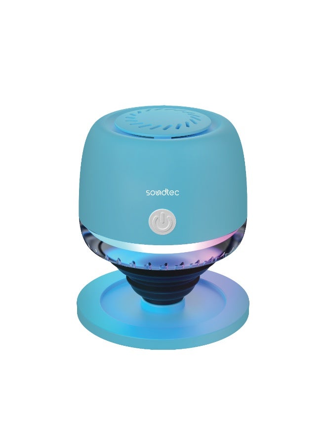 Compare Magnetic RGB Mini Speaker Snapvibe with RGB Glow, TWS Stereo & HiFi Audio  4H Play Time  Clear Stereo Sound  Charging Interface USB C  Water Resistance IPX6  Blue at KSA Price