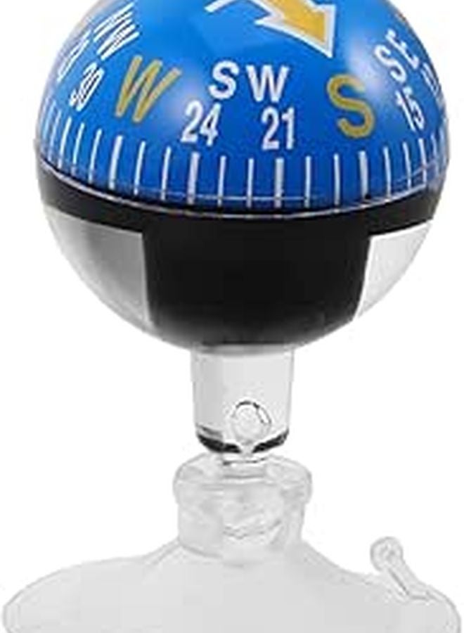 Compare Luxshiny Car Dashboard Compass 38mm Blue Plastic with Suction Cup for Vehicle Navigation at KSA Price