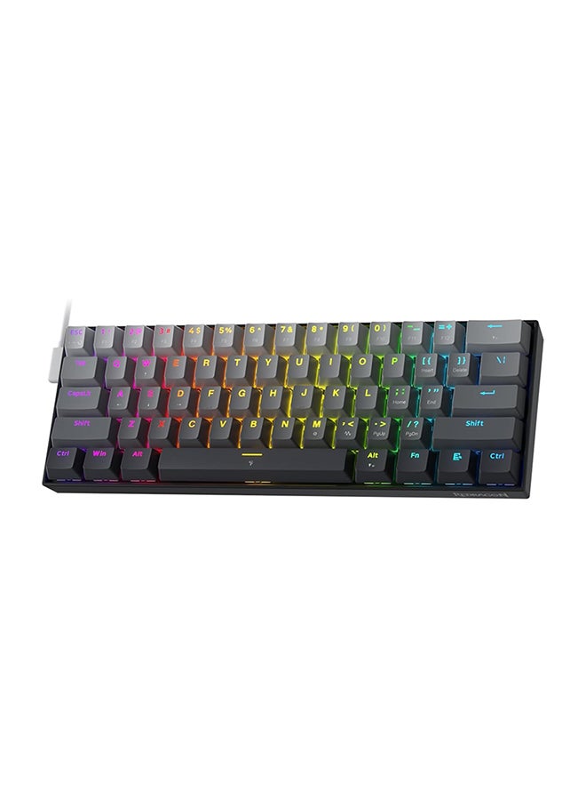 Compare Redragon K617 Magnetic Switch Rapid Trigger Gaming Keyboard, 60% Wired Mechanical Keyboard w 8k Hz Polling Rate0.1ms, HyperFast 0.2mm Actuation Custom Switch Adjustable via Software, Misty Grey at KSA Price