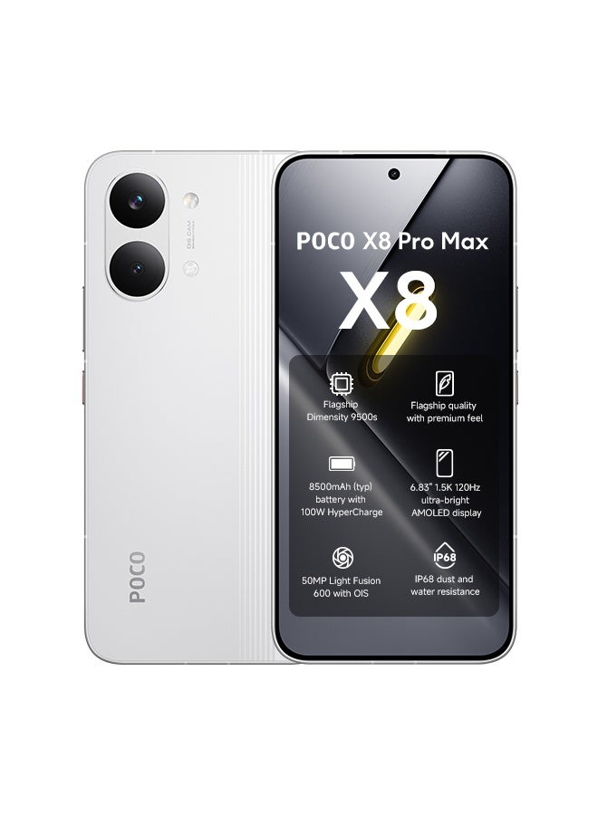 POCO X8 Pro Max Dual SIM 5G White 12GB…