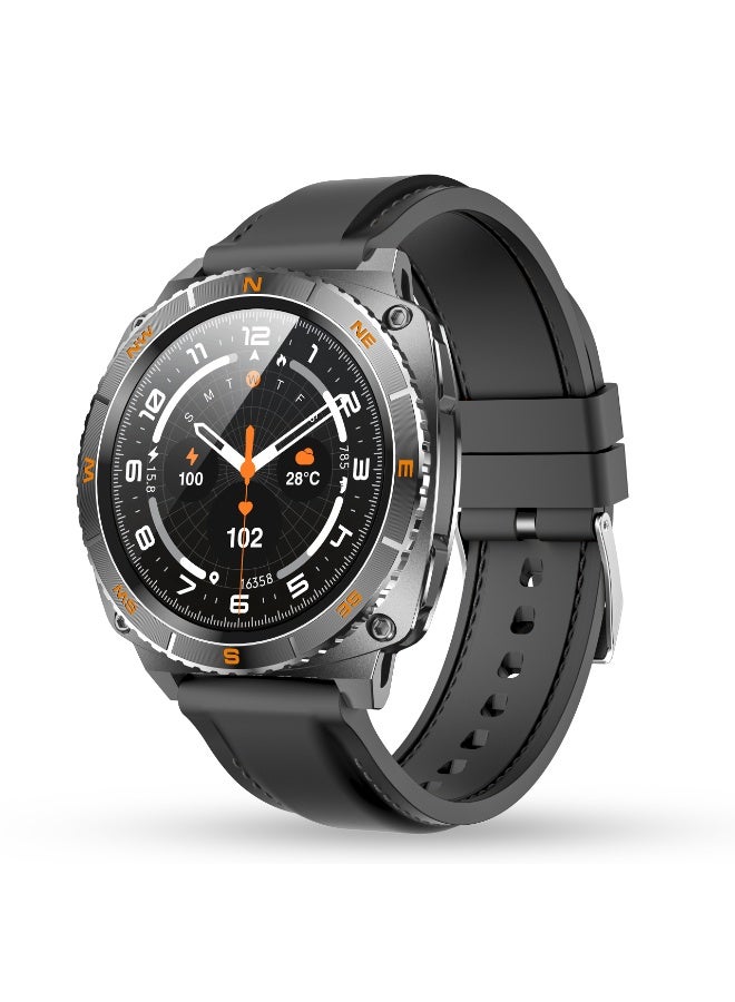 Compare GTab GTR6 Smart Watch with Rotating Bezel, 1.43Inch AMOLED Display, Bluetooth Calling, ChatGPT AI Assistant, Heart Rate & SpO? Monitoring, 100+ Sports Modes, IP68 Waterproof, Android & iOS Compatible at KSA Price