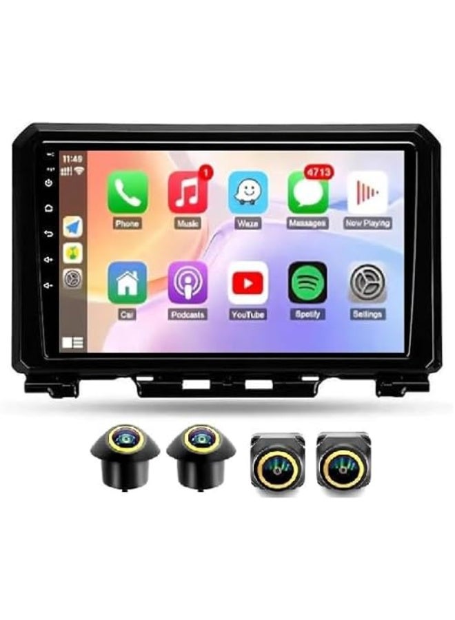 Compare Android Car Stereo for Suzuki Jimny 20182024 4GB RAM 64GB ROM Support Carplay, MLink WiFi BT, Radio GPS, 9 Inch IPS.QLED, Screen with 360D Camera Included at KSA Price