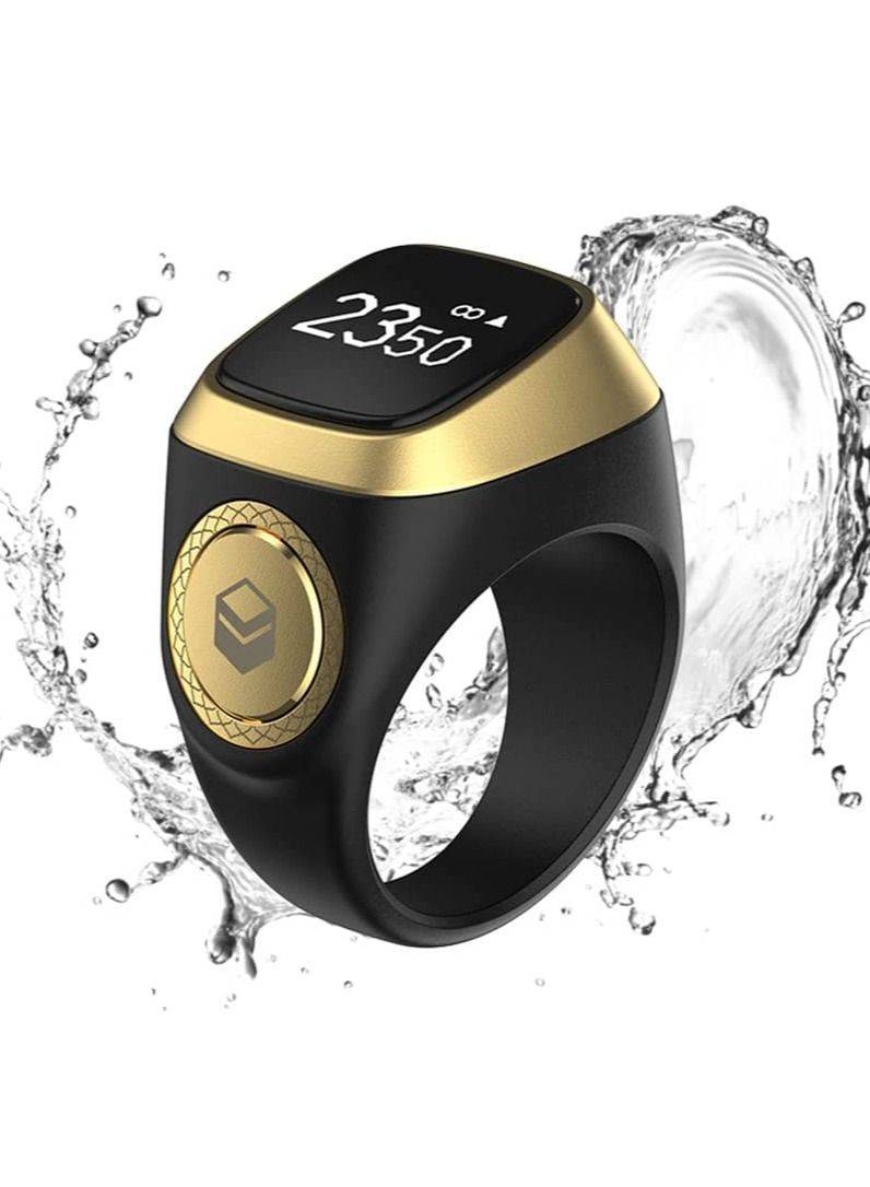 Compare Smart Tasbih Zikr lite Ring, Muslim Prayer, Prayer timing reminder, OLED display Tasbih Counter, Smart Ring, Waterproof Black 18mm at KSA Price