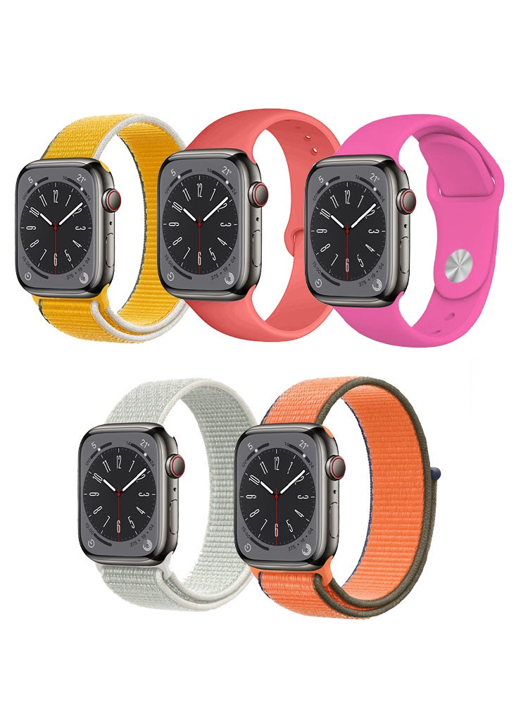 5pcs Watch Bands Replacement for Apple Watch Strap…