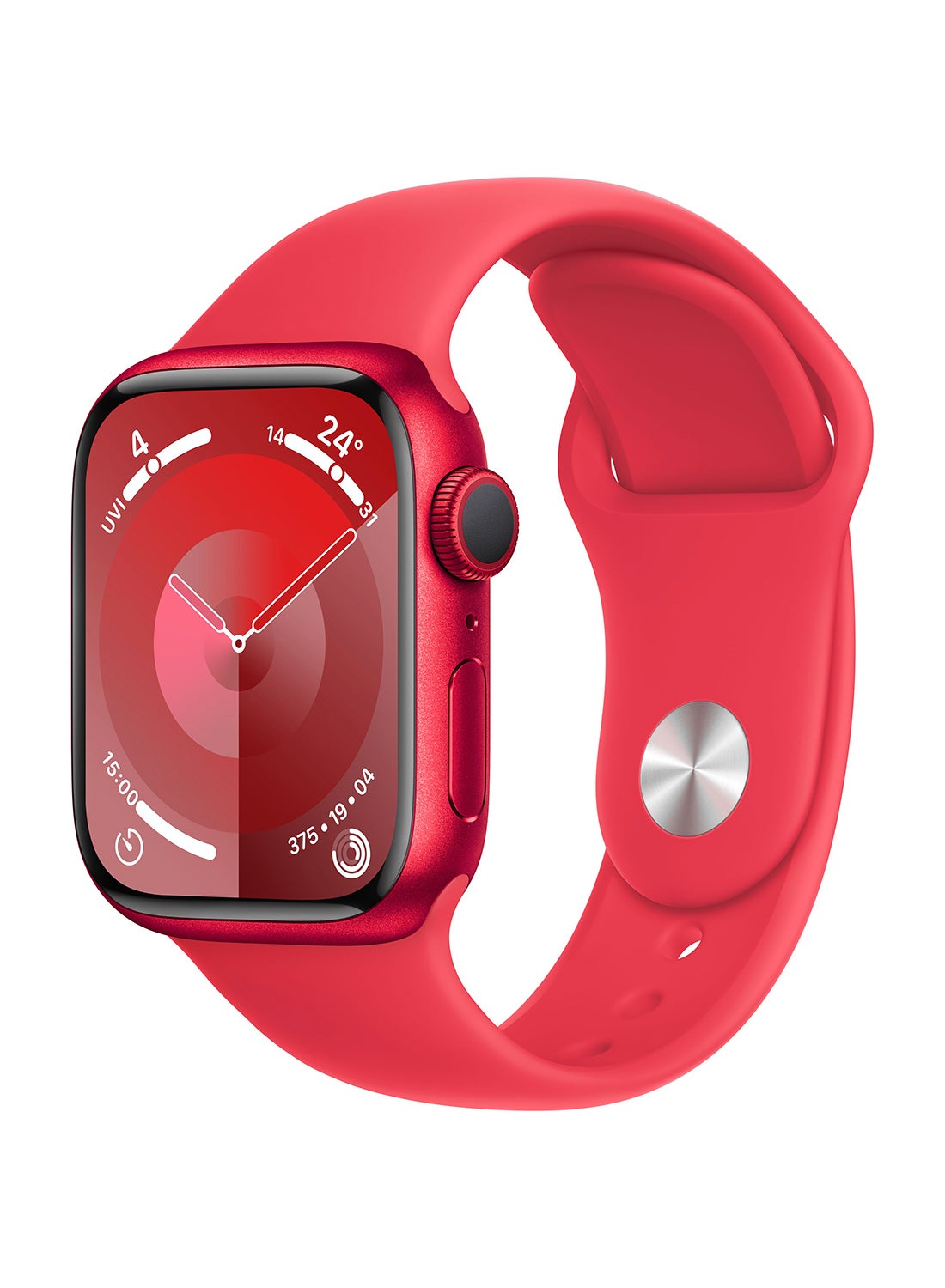 Compare Watch Series 9 GPS + Cellular 45mm PRODUCTRED Aluminium Case With PRODUCTRED Sport Band at KSA Price