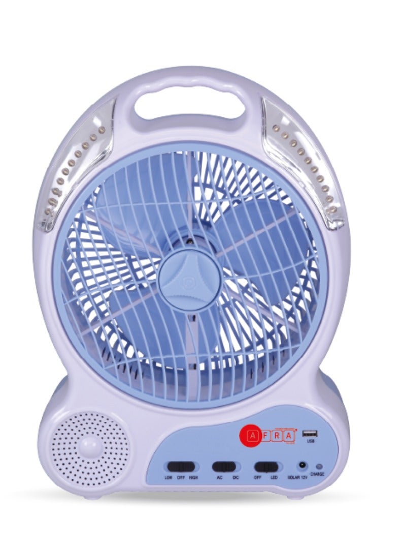 Compare Rechargeable LED Fan, Plastic Body, Solar Charging Port, ESMA, 2 Year Warranty AFRA Rechargeable LED Fan, 16 Watts, White, Plastic Body, Solar Charging Port, ESMA, AF0920RFNS, 2 Year Warranty White at KSA Price