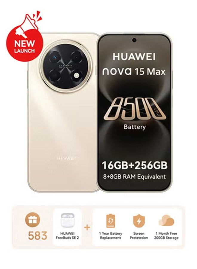 nova 15 Max Dual SIM Blush Gold 8+8GB RAM…