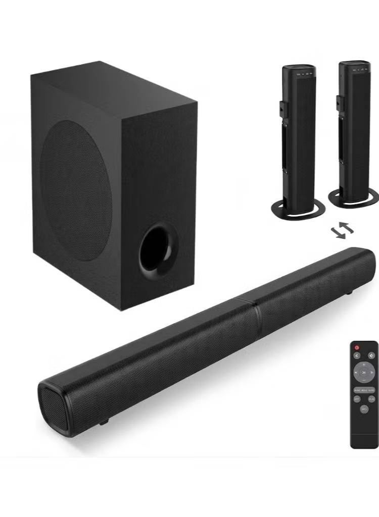 Sound Bar with Subwoofer, 110W Sound Bar for…