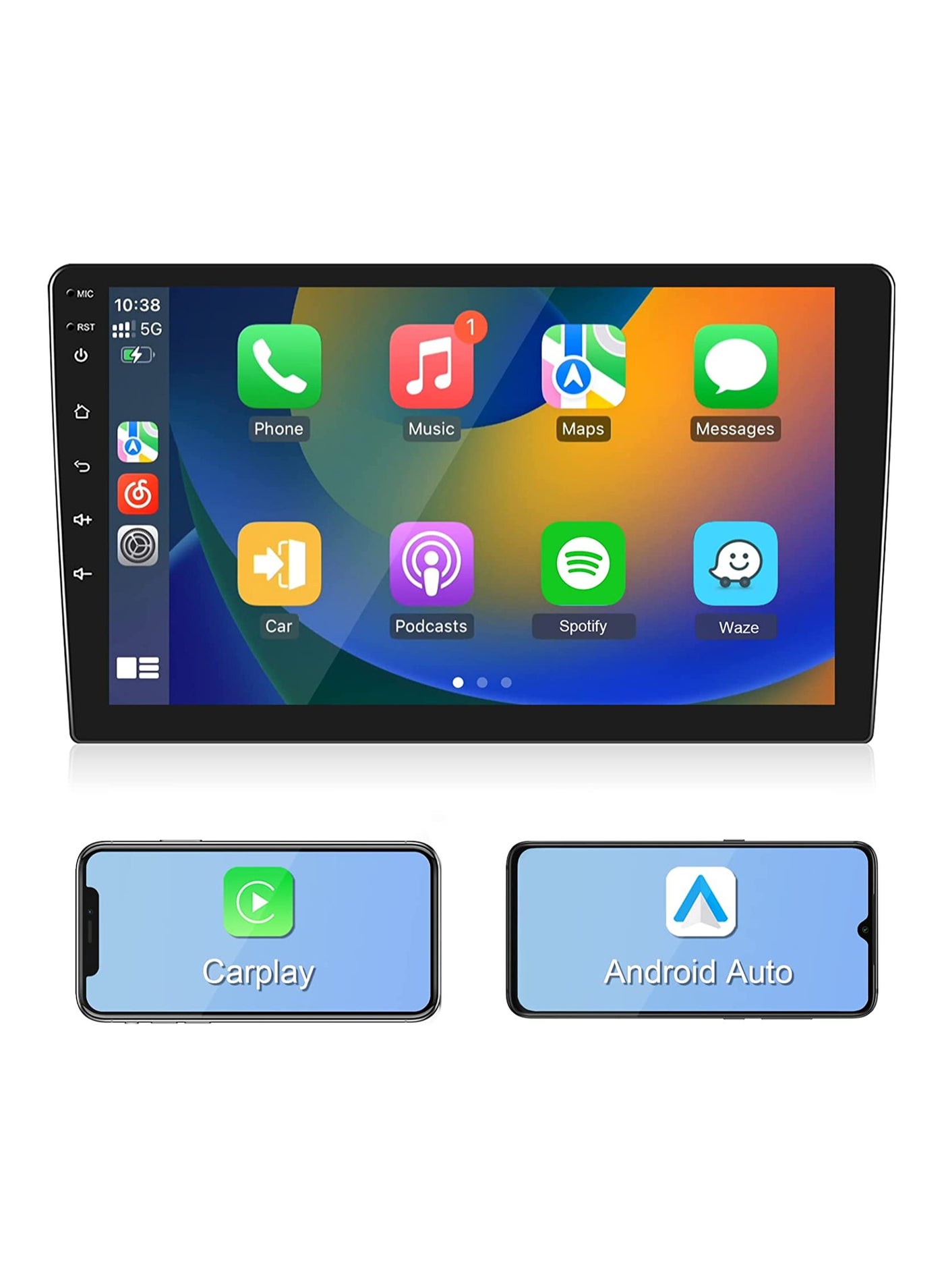 10 Inch Android Screen For Car 4GB RAM…