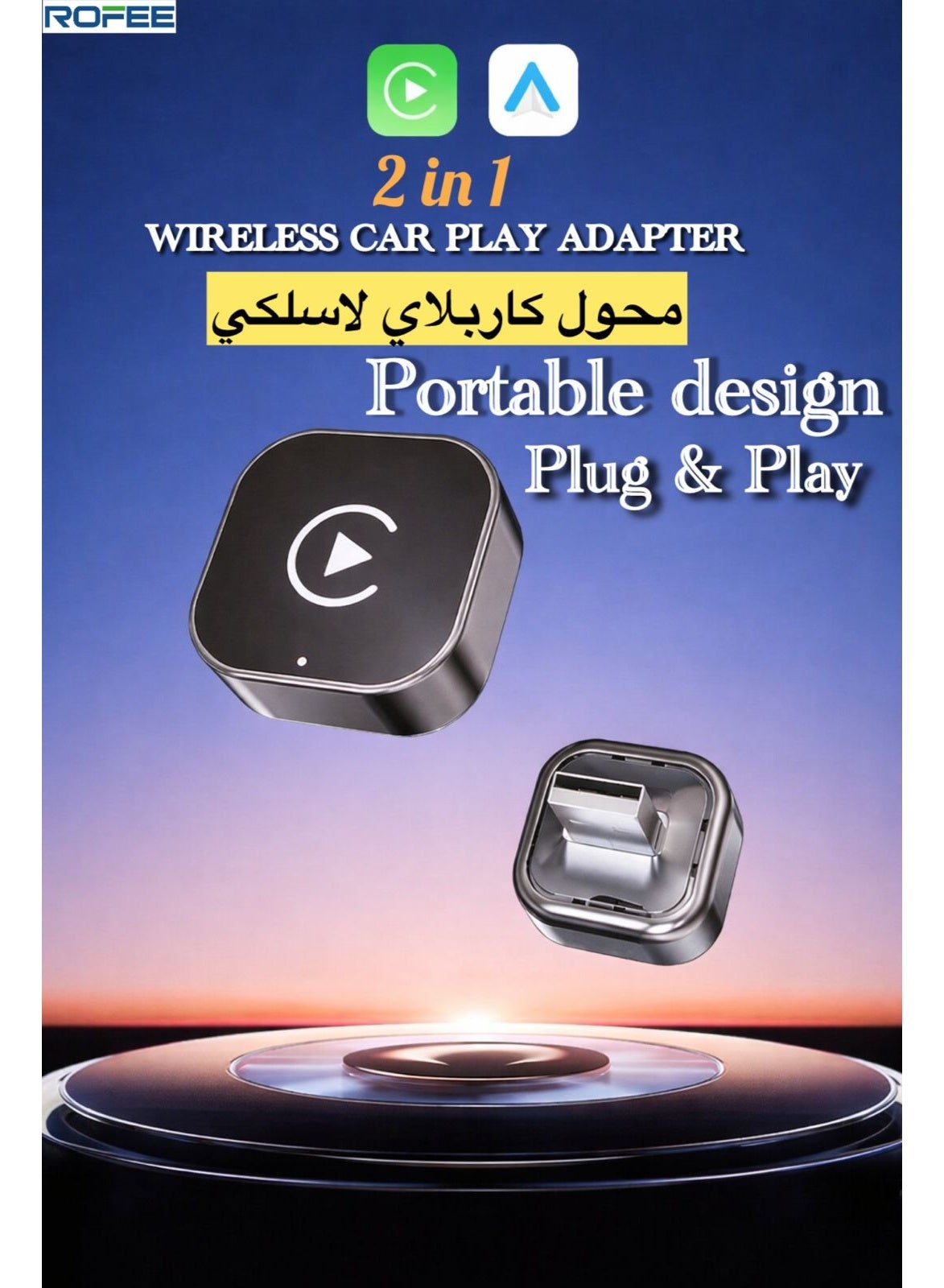 2026 Upgrade , Mini Wireless CarPlay Adapter ,…