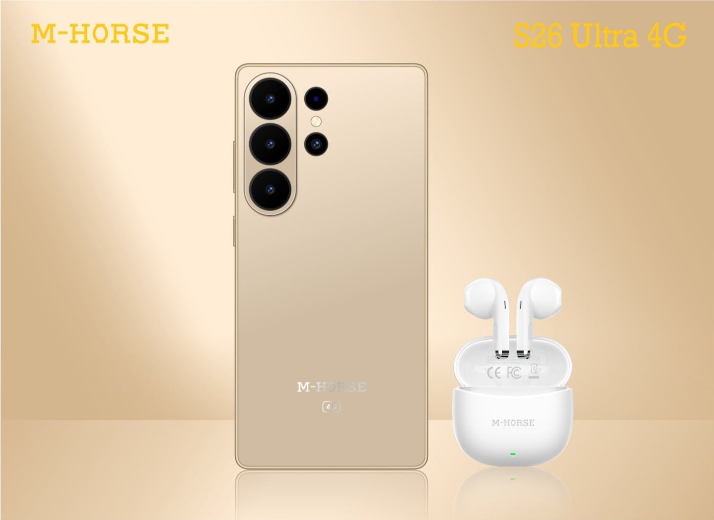 Compare MHORSE S26 Ultra 4G Smartphone, 6.8 HD+ Display, 8GB RAM, 64GB ROM, Android 15.0 at KSA Price