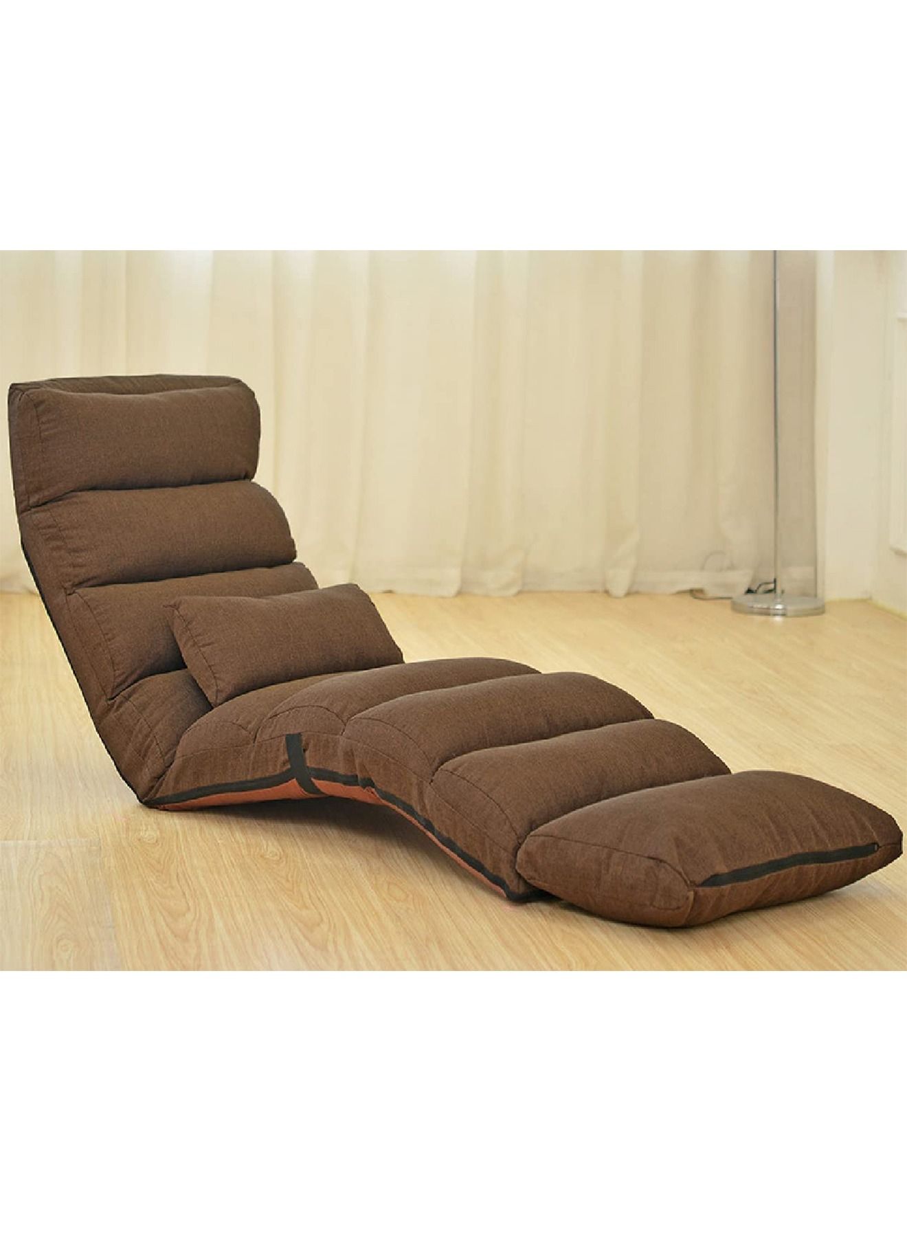 Floor Chair with Back Support, Adjustable 14 Angles,…
