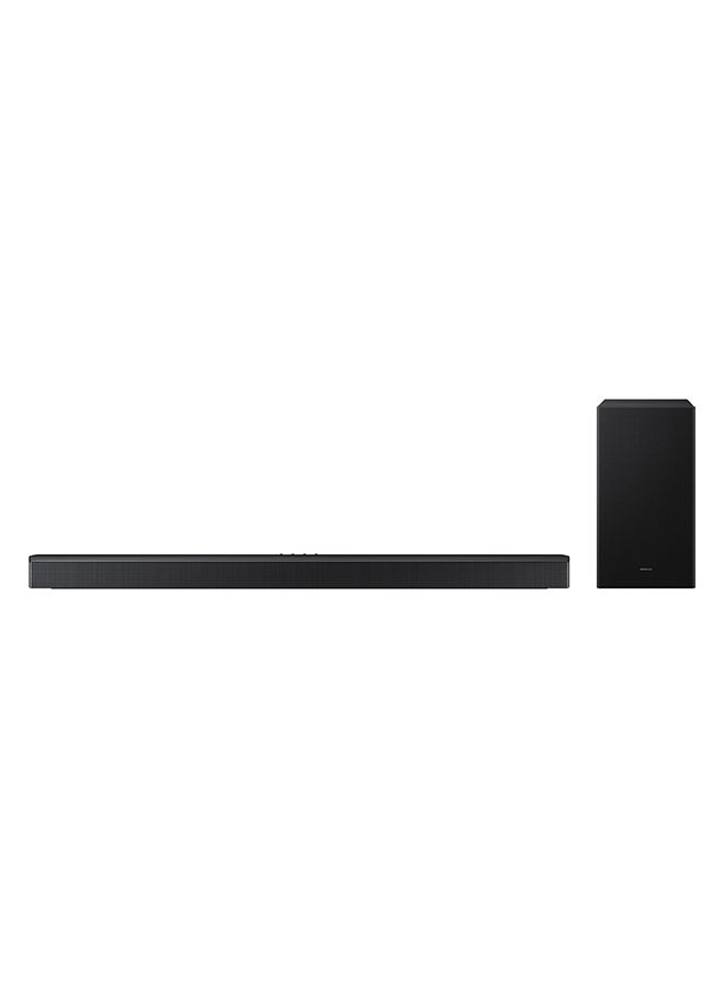 Compare Bseries Soundbar, B750F, 5.1 ch, Subwoofer, 5.1ch Sound, QSymphony, Dolby Audio 5.1ch  DTS Virtual:X, Adaptive Sound,2025  UAE Version HWB750FZN BLACK at KSA Price
