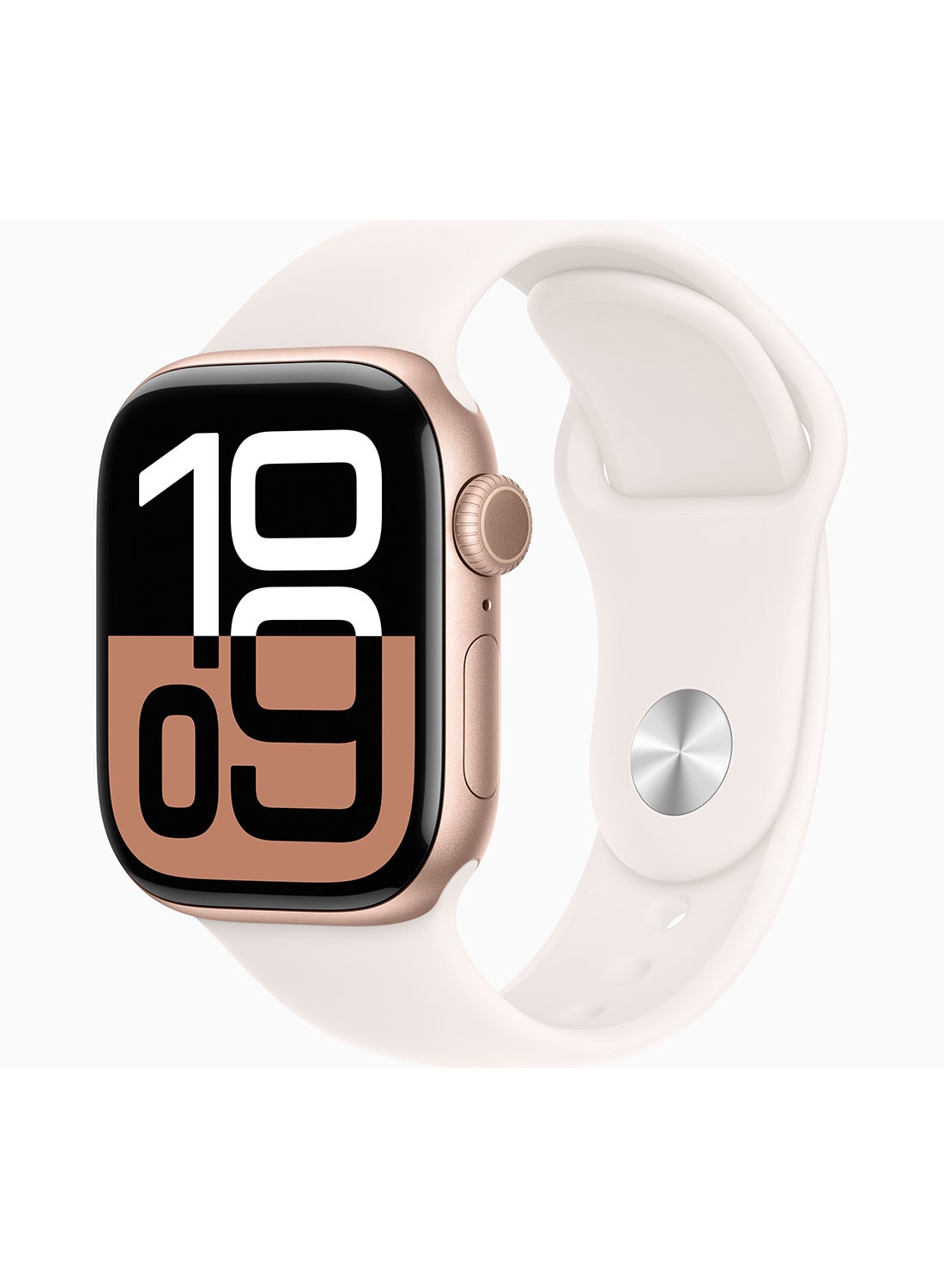 Compare Watch Series 10 GPS + Cellular 42mm Rose Gold Aluminium Case With Light Blush Sport Band at KSA Price