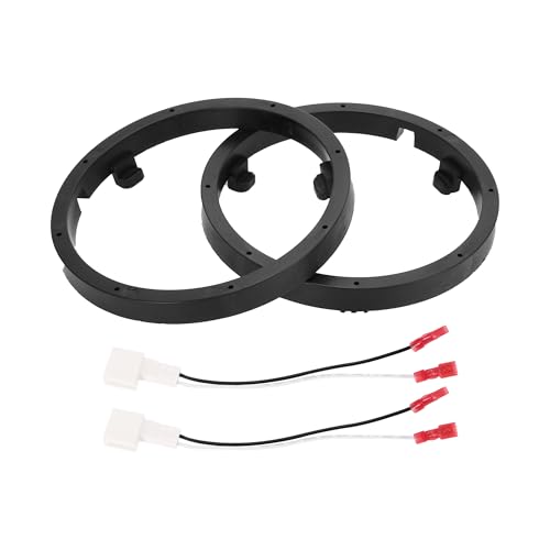 Compare VekAuto 2 Set Speaker Spacer Ring Tweeter Speaker Spacer Adapter for Mitsubishi Lancer 20082017 Waterproof for 65 ABS Black Front Rear at KSA Price
