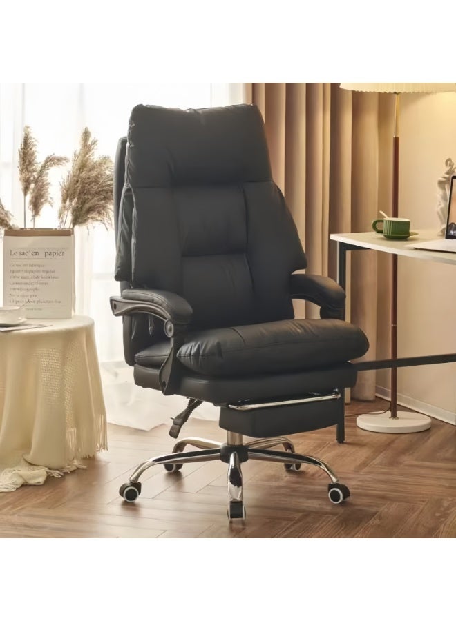 Big and Tall Office Chair with Footrest, PU…