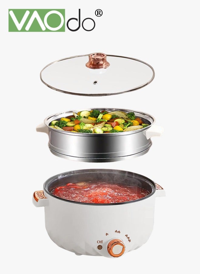 3L Multifunction Electric Cooker Skillet with Lid…