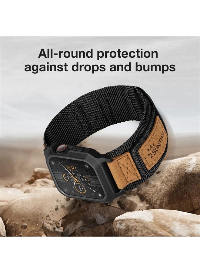 Bands Compatible with Apple Watch 44mm 45mm with Case,Rugged…