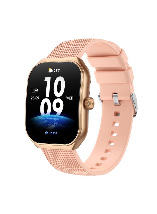 Compare TCH Z10 Pro Swift Gold Smart Watch with Bluetooth Calling, AMOLED Display, Fitness Tracker, Heart Rate & SpO2 Monitor, Sleep Tracking, 1 ATM Waterproof, 7 Days Battery, Android & iOS TRA Version at KSA Price