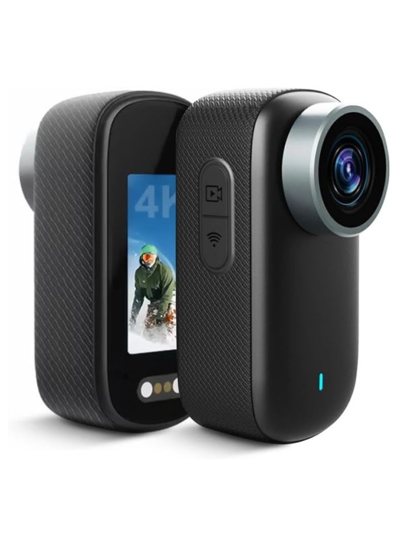 Compare 4K Ultra HD Mini Action Camera with WiFi, Night Vision, 150° WideAngle,Compact Sports Cam for Bike, Motorcycle, Helmet, Travel & Outdoor at KSA Price