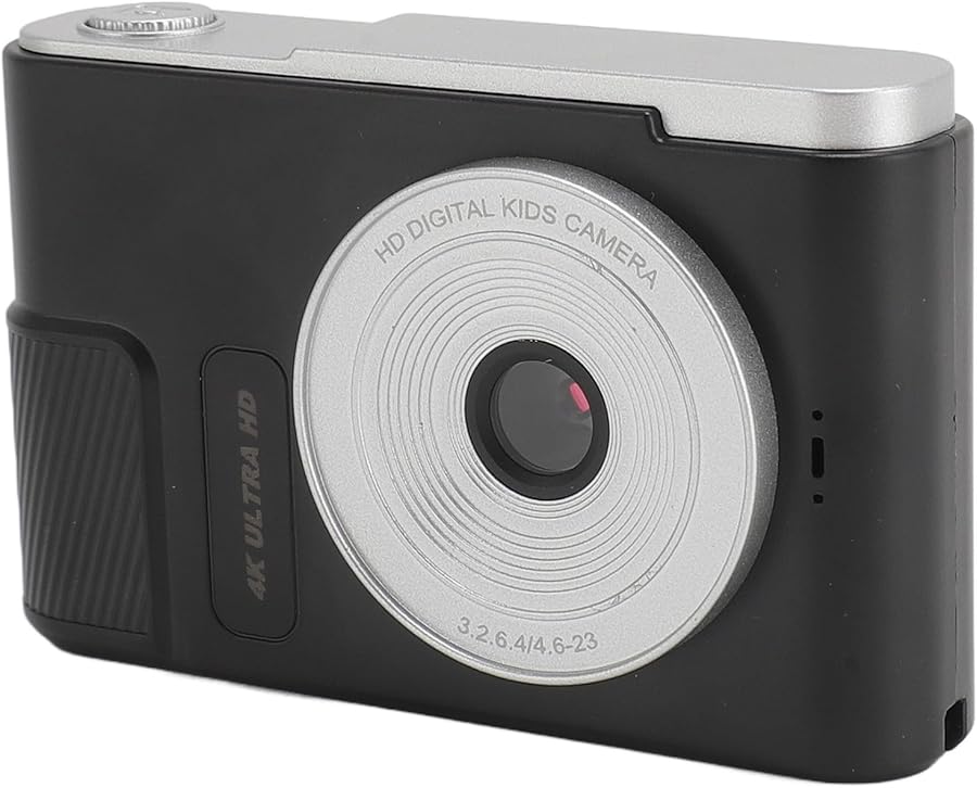 Black Digital Camera 48MP 4K Point and Shoot…